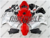 Suzuki GSX-R 1300 Hayabusa Red/Silver Fairings