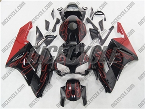 Honda CBR 1000RR Red Flames Fairings