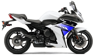 Yamaha FZ6R White/Blue Fairings