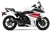 Yamaha FZ6R White/Red Fairings