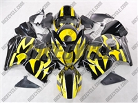 Suzuki GSX-R 1300 Hayabusa Yellow Tribal Fairings