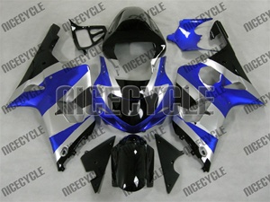 Suzuki GSX-R 1000 Candy Blue/Silver Fairings