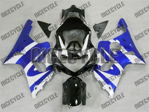 Blue/White Accents Suzuki GSX-R 1000 Fairings