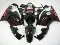 Kawasaki ZX12R Fire Red Fairings