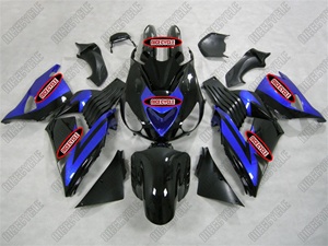 Kawasaki ZX14R Black/Plasma Blue Fairings