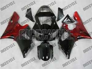 Yamaha YZF-R1 Red Flame Fairings