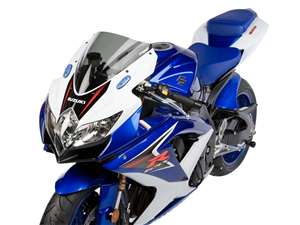 Hotbodies SUZUKI GSX-R600/750 (08-10) GP Windscreen (Dual Radius) - Dark Smoke