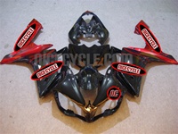 Yamaha YZF-R1 Black/Red Flame Fairings