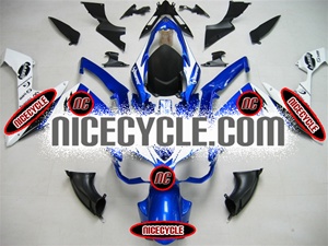 Yamaha YZF-R1 White/Blue Fairings