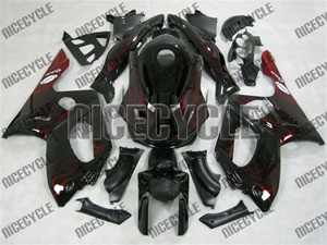 Yamaha YZF-600R Flame Red Fairings