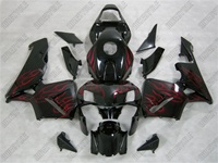 Honda CBR600RR Airbrush Red Flame Fairings