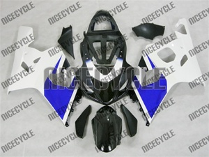 White/Blue OEM Style Suzuki GSX-R 600/750 Fairings