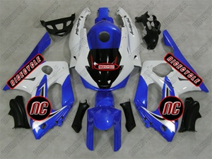 YZF-600R Blue/White Plastics