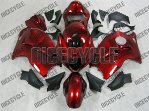 Candy Paint Red Hayabusa Fairing