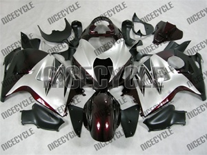 Suzuki GSX-R 1300 Hayabusa Dark Burgundy/Silver Fairings