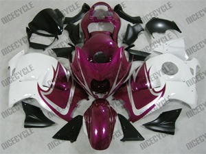 Purple/White Suzuki GSX-R 1300 Hayabusa Fairings