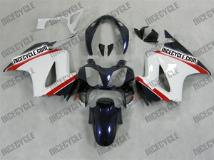 Honda VFR-800 White/Blue/Red Fairings