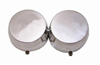 HAYABUSA (99-07) FORK CAPS POLISHED BILLET ALUMINUM (product code # A3158)