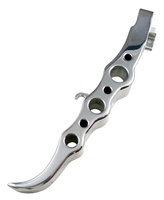 Polished Short Billet Aluminum Kickstand, Exotic Style.  Fits HONDA CBR 929/954 (ALL YEARS)(product code: A4000S)