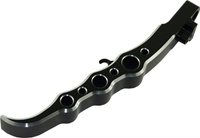 Anodized Black Exotic Long Kickstand fits Yamaha R1 (07-08) (product code: A4002AB)