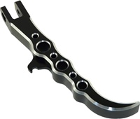 Exotic Style Short Anodized Black 1000RR (08-Present) Kickstand(Product Code: A4273SAB)