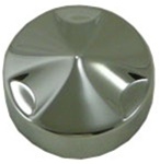 POINTED HONDA/SUZUKI YOKE CAPS BILLET ALUMINUM POLISHED (product code # A4274)