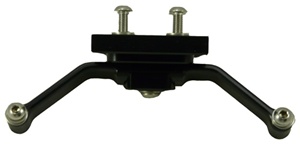 Fender Eliminator Tag Bracket Hanger, Fits Yamaha YZF R6 (06-Present), Anodized Black (Product Code: A4353AB)