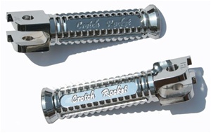 TRIPLE CHROMED Foot Peg Set for Most Honda Models (product code #CA2865)