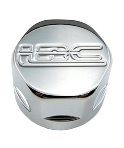 CHROME SUZUKI OIL CAP ENGRAVED WITH "LRC"(product code# CA3169LRC)