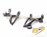 BMW S1000R 2021-Present Heel Guards Rearset Plates Fairing Carbon Fiber Twill