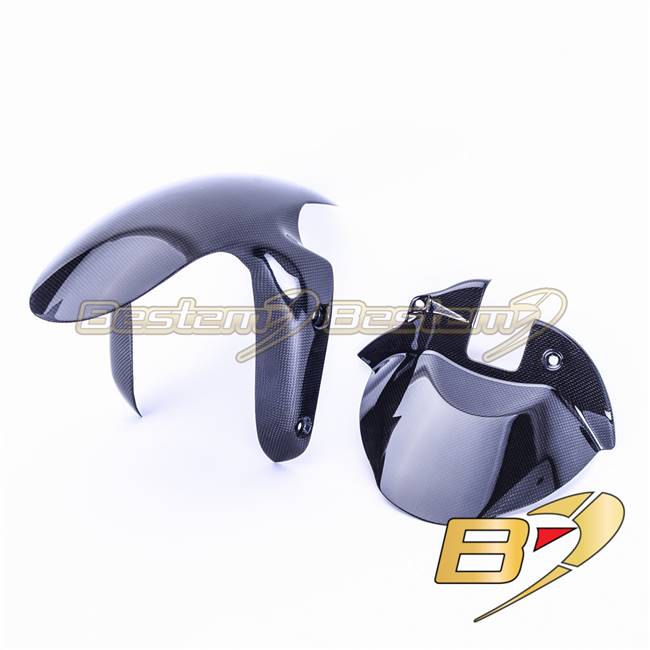 Buell XB9 XB12 2006-2010 100% Carbon Fiber Front Fender and Rear Hugger Mudguard