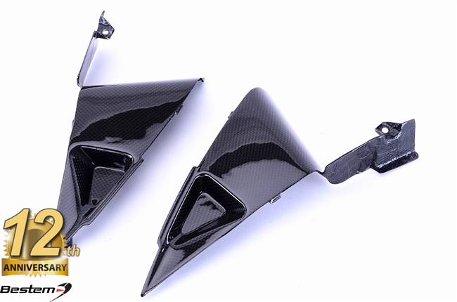 Honda CBR600RR 2007-2012 100% Carbon Fiber Side Panels Triangle Inserts