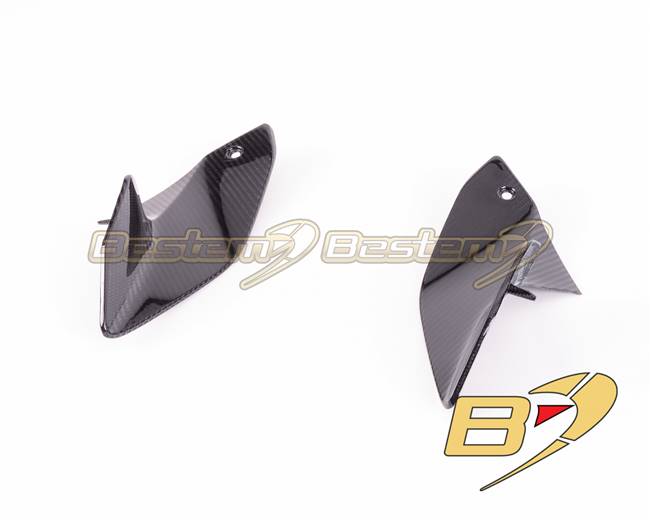 KTM 790 Adventure/R Rally 2020-Present Carbon Fiber Headlight Mask Spoiler Twill