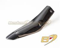 KTM Superduke 1290 GT 2019-2022 Carbon Fiber Exhaust Pipe Heat Shield Cover Fairing Twill