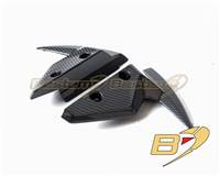 Triumph Street Triple 765 RS 2018-2020 Carbon Fiber Front Side Fender Mud Guard Fairing Twill