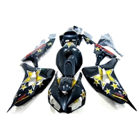 Motorcycle Fairings Kit - 2006-2007 Honda CBR1000RR Rockstar Energy Drink Custom Paint Fairings | CP3321