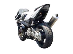 Hotbodies HONDA CBR954RR (02-03) ABS Undertail w/ Built in LED Signal Lights - BLACK