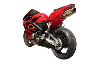 Hotbodies HONDA CBR600RR (05-06) ABS Undertail w/built in LED signal lights - Italian Red
