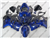 Motorcycle Fairings Kit - 1999-2007 Suzuki GSXR 1300 Hayabusa Deep Blue/Black Fairings | # JohnDLR-3012