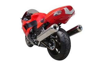 Hotbodies KAWASAKI ZX14R (2006-2011) ABS Undertail w/ Lic Plate Light - Passion Red