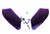 Purple colored Wind Deflectors for Memphis Shades Batwing