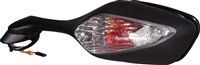 Left Side Honda CBR1000RR (08-Present) Black Style OEM Mirror w/ Signal (Product Code: MIR324BL)