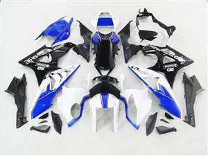 Motorcycle Fairings Kit - 2009-2014 BMW S1000RR White/Blue/Black Fairings | NBS1000-9