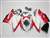 Motorcycle Fairings Kit - Ducati 1199 899 Panigale White/Red Motorcycle Fairings | ND899-4