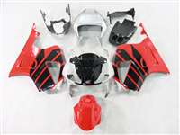 Motorcycle Fairings Kit - Honda VTR 1000 / RC 51 / RVT 1000 Red/Black/Silver Fairings | NH10006-12