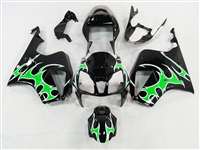 Motorcycle Fairings Kit - Honda VTR 1000 / RC 51 / RVT 1000 Green Tribal Fairings | NH10006-22