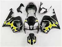 Motorcycle Fairings Kit - Yellow Tribal Honda VTR 1000 / RC 51 / RVT 1000 Motorcycle Fairings | NH10006-23