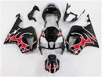 Motorcycle Fairings Kit - Red Tribal Honda VTR 1000 / RC 51 / RVT 1000 Motorcycle Fairings | NH10006-24