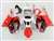 Motorcycle Fairings Kit - Honda VTR 1000 / RC 51 / RVT 1000 Nicky Hayden Fairings | NH10006-25