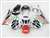 Motorcycle Fairings Kit - Honda VTR 1000 / RC 51 / RVT 1000 Castrol Race Fairings | NH10006-7